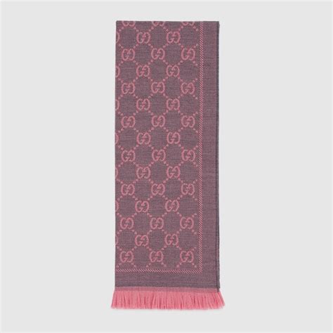 gucci scarf ราคา|ผ้าพันคอ GG wool scarf inสีดำกราไฟต์ .